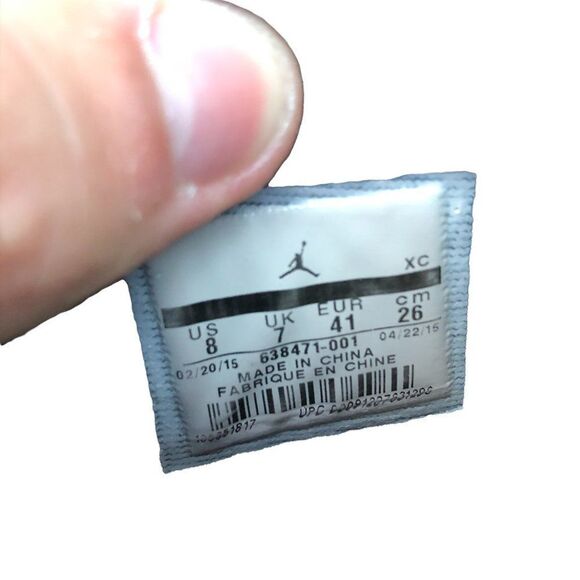 AGED 2015 Nike Air Jordan 1 Retro KO Bred Size 8 - Picture 6 of 16